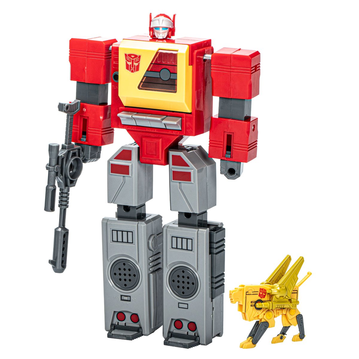 Robot_Recruits's tweet photo. G1 Retro Transformers Blaster and Steeljaw are now available to pre-order! 
#g1transformers #g1blaster #retrotransformers
https://t.co/DcsSIICQtv https://t.co/sC4cdxV2FM