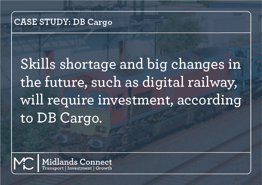 MidsConnect's tweet photo. DB Cargo is the UK’s largest rail freight company. 

They argue investment in rail freight could cut millions of HGV journeys 💰 https://t.co/eRIgPYEKgU