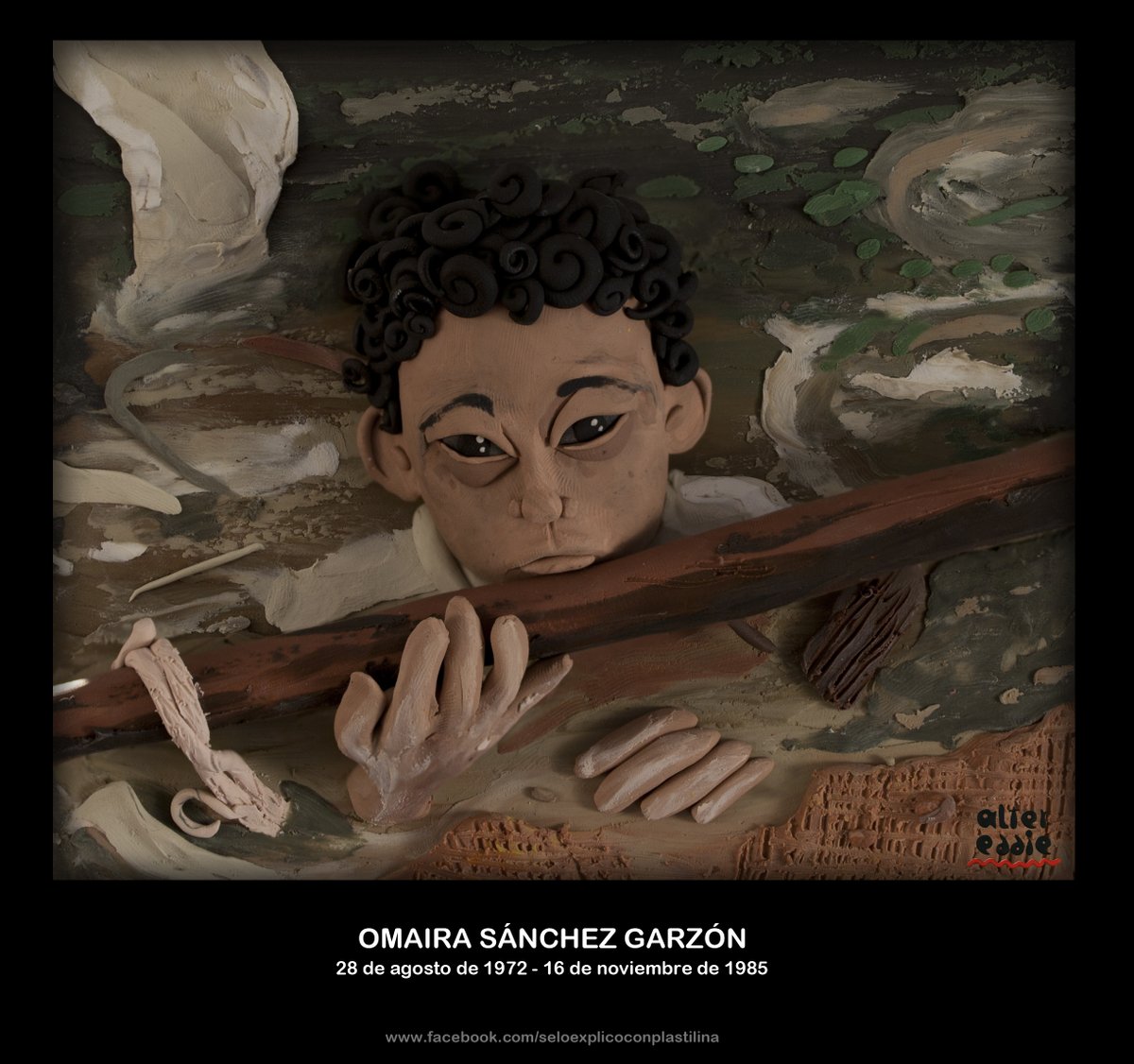 altereddie's tweet photo. Recordando a Omaira Sánchez, a 38 años de la tragedia de Armero. https://t.co/vNXLXAt6Sw