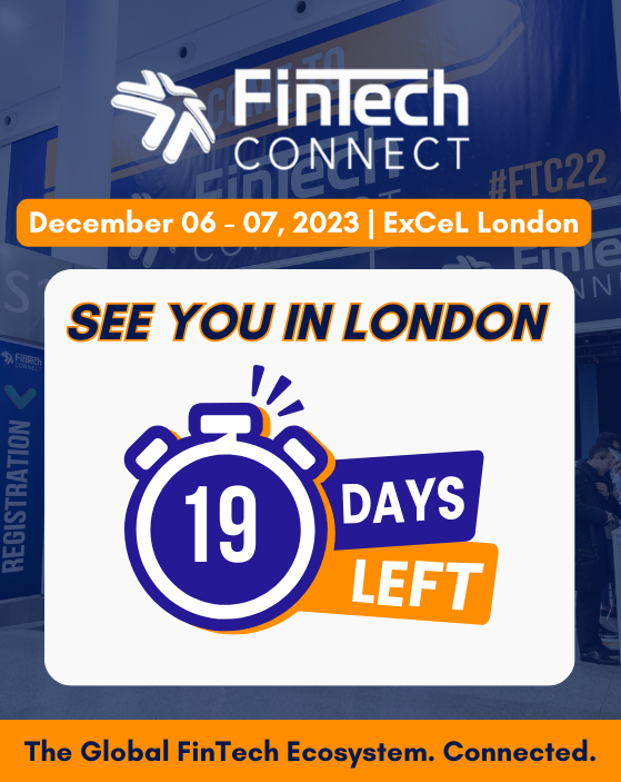 Excitement is building as we gear up for FinTech Connect, kicking off in less than a month at the ExCeL, London! 🎊

Join us in the landmark 10th year, as FinTech Connect sets to reinforce its position as the pinnacle event of the industry.

Register here: bitly.ws/SFww