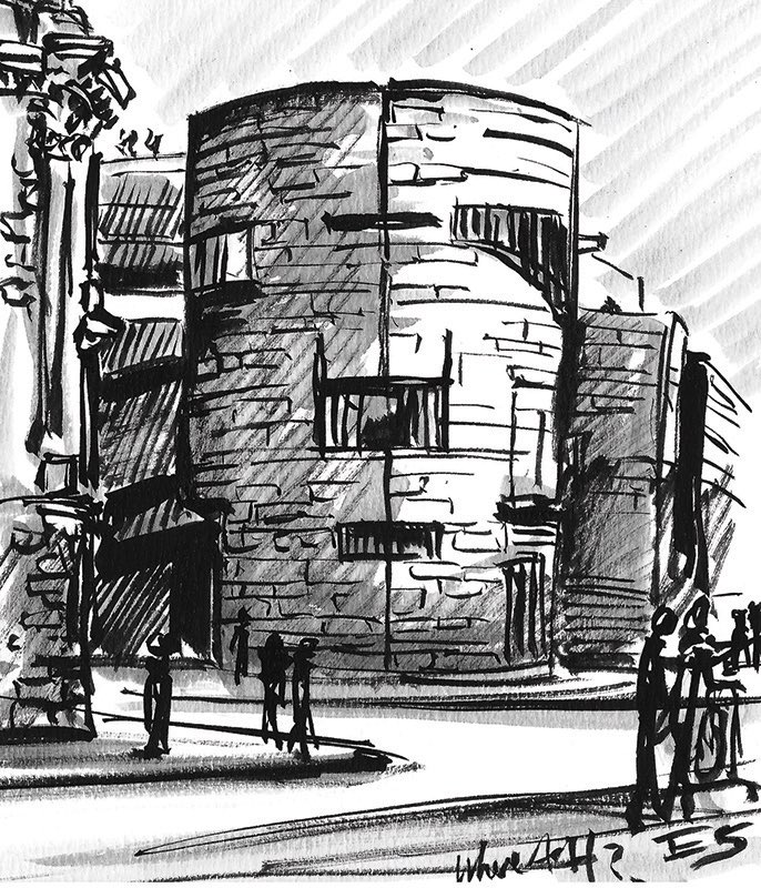edinsketcher's tweet image. A Monday WhereArtI Quiz for you now…
An iconic Edinburgh building in India ink but do you know where or what it is?
Answers on the website below and you could win some city Christmas cards by this time tomorrow. 

edinburghsketcher.com/2023/11/13/whe…

#edinburghlife #edinburgharchitecture