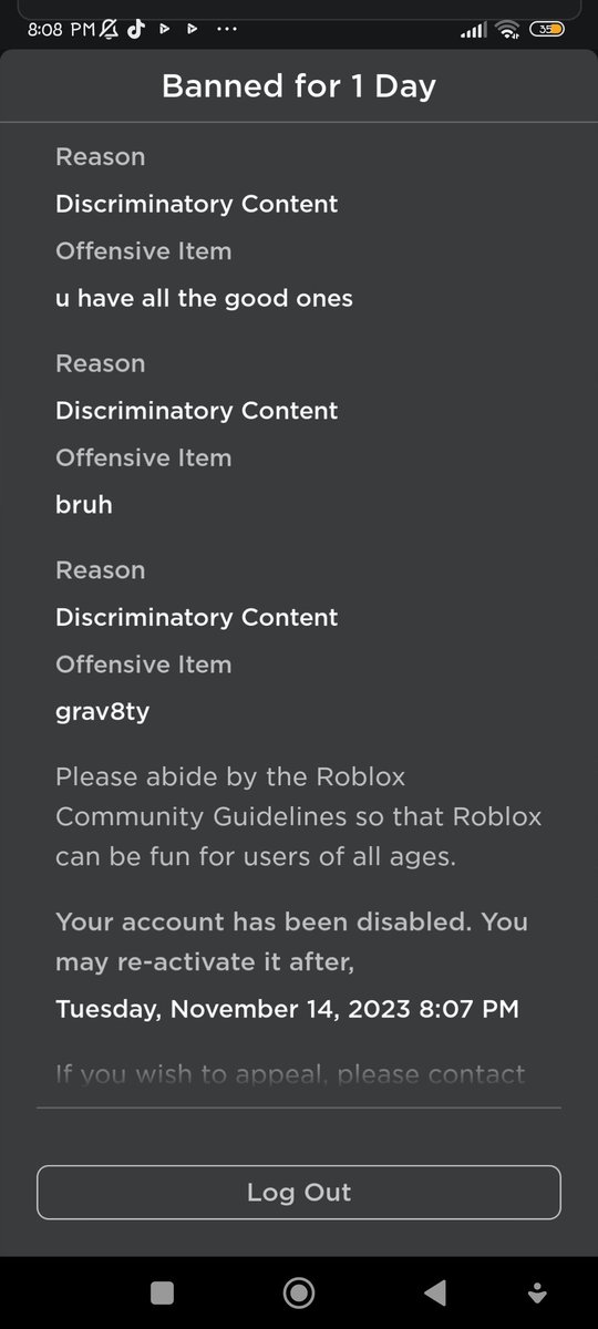 daisyexe4's tweet photo. Roblox....WHY DID I GET BANNED FOR THIS https://t.co/IRnGedKdjj