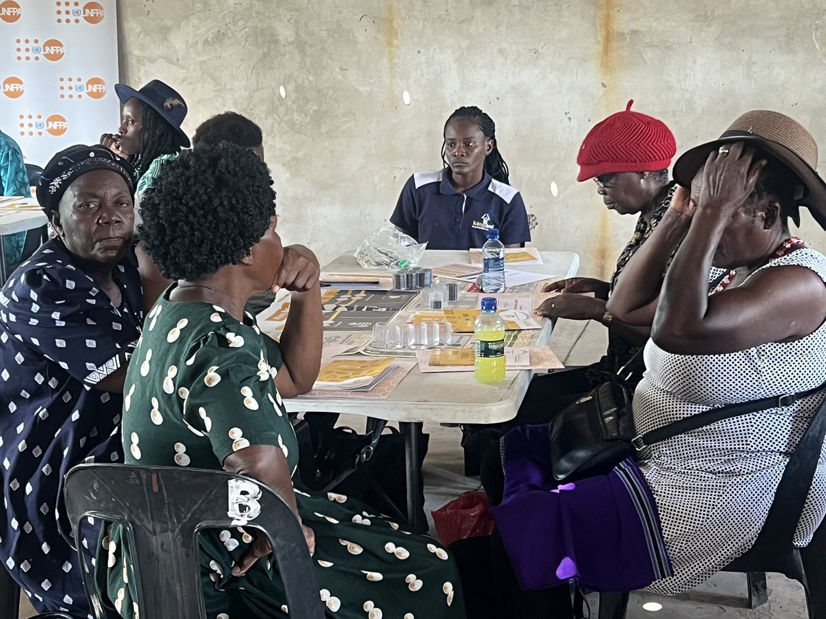 UNFPA_Namibia's tweet photo. The Financial Literacy training is currently underway in Ompunda Village, Oshana region. This program is a continuation of the training camps by UNFPA, #Kongalend and #FLI that started last week in northern #Namibia. https://t.co/5qoS9fTTNR