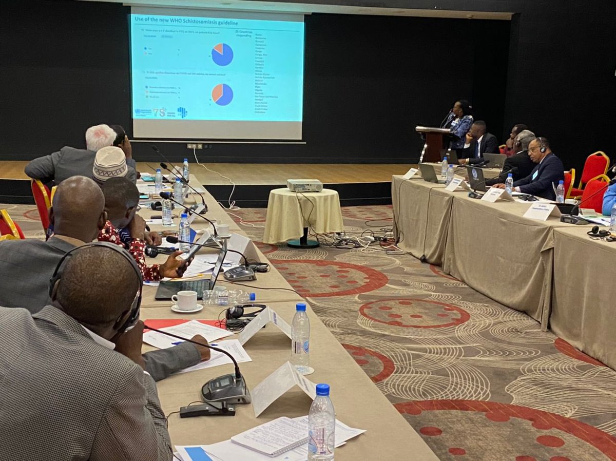 The 8th Meeting of the Preventive-Chemotherapy Neglected Tropical Diseases(PC-NTDs) Regional Programme Review Group is underway in Brazzaville, Congo.

The group provides expert advise to <a href="/WHOAFRO/">WHO African Region</a> on PC-NTDs control &amp; elimination through specific recommendations to #ESPEN.