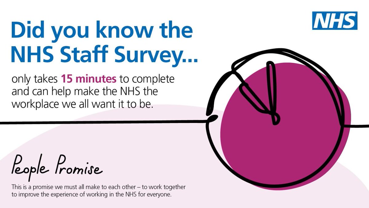 Started your NHS Staff Survey but didn't have time to finish? Not a problem! Your progress is saved. Just click your link again and you'll immediately pick up where you left off. Make your voice heard! #NSS2023