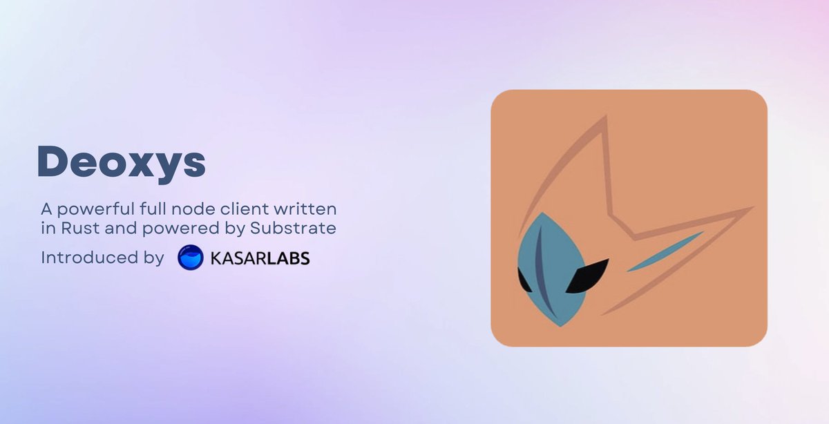 If you are at Istanbul <a href="/StarknetCC/">StarknetCC</a> get ready at 5pm main stage for a talk from <a href="/antiyro/">antiyro</a> about <a href="/0xDeoxys/">Deoxys</a> full node client!! 👽

➡️ It's all about this: github.com/KasarLabs/deox… 👀