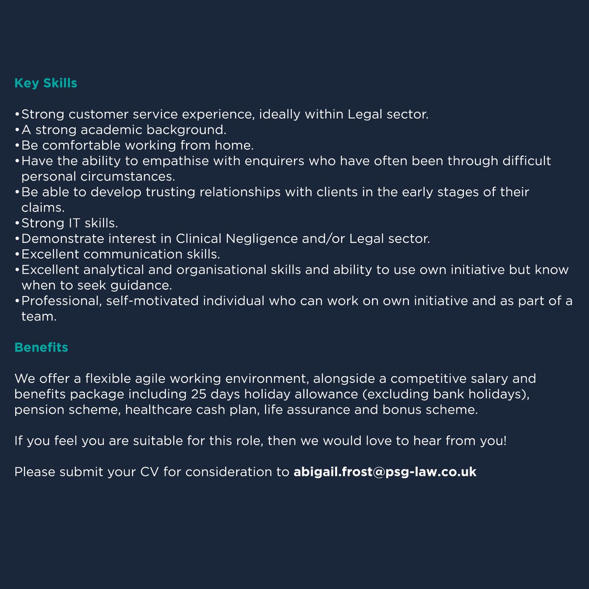 Introducing the New #ClientLiaison role in our #ClinicalNegligence team: Bridging the gap between exceptional legal expertise and personalised client care. 

Price Slater Gawne is growing and we want true stars to become part of our thriving firm.

Find out more below...