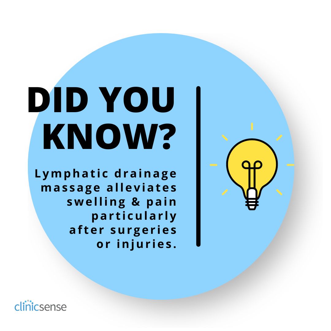 ClinicSense's tweet image. Lymphatic massage enhances the flow of lymphatic fluid, which helps to reduce the buildup of excess fluid and waste products in the affected area. 😌

#lymphaticmassage #painrelief #clinicsense