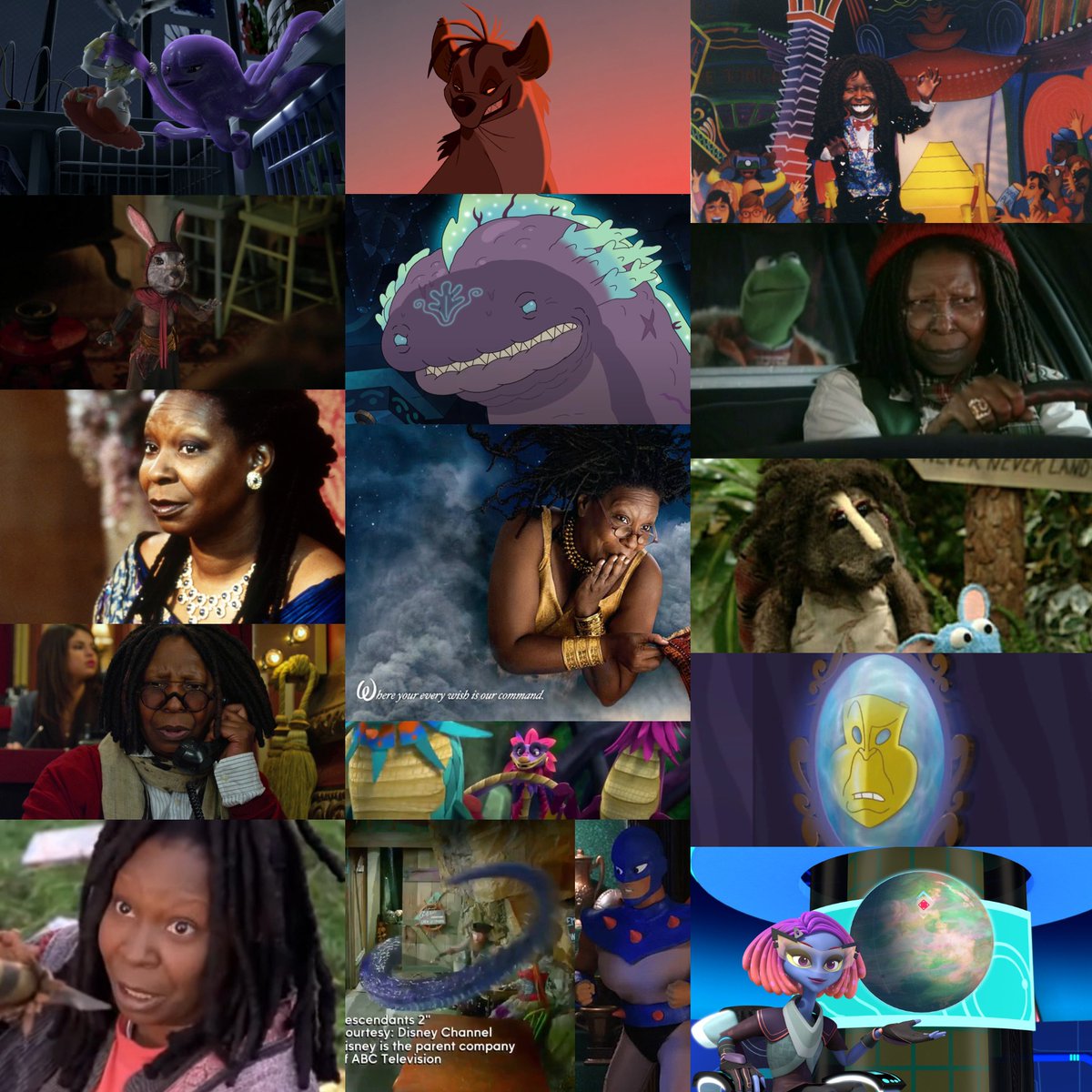 Happy Birthday, Whoopi Goldberg.
Her many Disney credits include Rodger & Hammerstein's #Cinderella, #AKnightInCamelot and #TheMuppets.
Her voice credits include #TheLionKing, #OnceUponATimeInWonderland, #Descendants2 and #Amphibia.
She was named a #DisneyLegend in 2017.