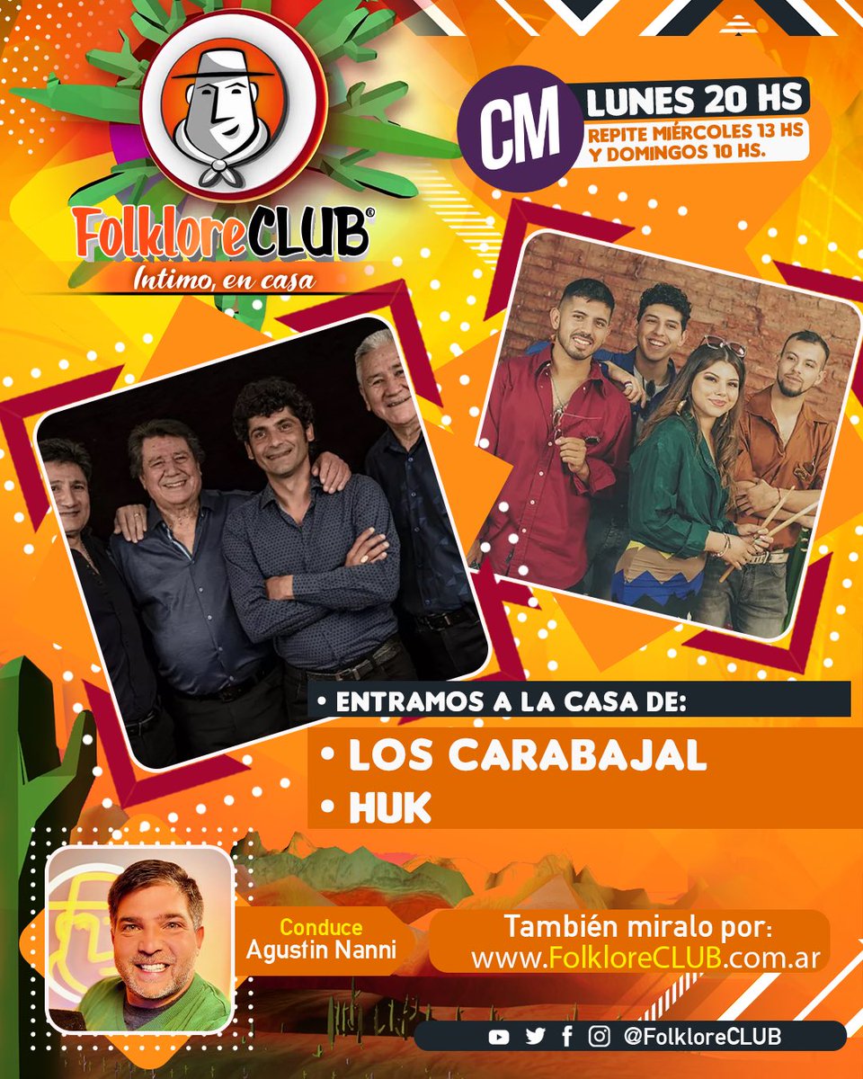 Hoy 20 hs por <a href="/CMMUSICAOK/">CM | El Canal de la Música 🎶</a>