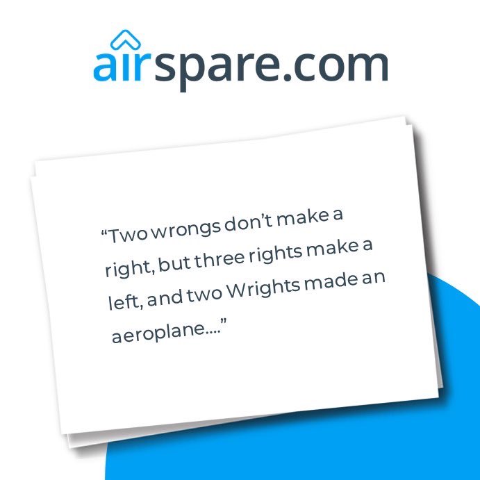 airspare1's tweet image. Thanks to a coin toss, Orville was the first brother airborne. Wilbur won the toss, but his first attempt failed. Orville went second and managed to fly for 12 seconds. Later that day, Wilbur flew their plane for 59 seconds, over a distance of 852 feet.#aviationdaily #pilotstuff