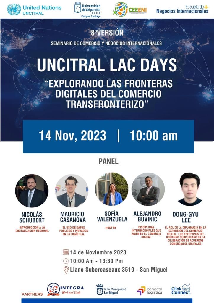 Conecta_Log's tweet photo. Mañana martes 14, Mauricio Casanova, estará en el 8° Seminario de comercio y negocios internacionales de la Escuela de Negocios Internacionales, organizado por el centro de alumnos de dicha escuela. 👉 Para registro presencial y ON LINE, inscríbete aquí https://t.co/oT6iX7OHm4 https://t.co/50MfvtVeuq
