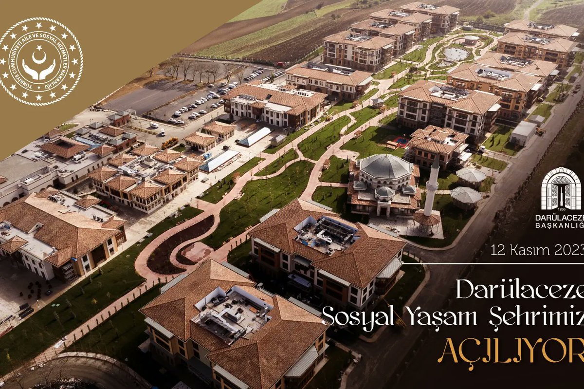 Cumhurbaşkanımız Sayın Recep Tayyip Erdoğan’ın teşrifleriyle gerçekleştirdiğimiz, sevginin ve şefkatin evi Darülaceze Sosyal Yaşam Şehrimiz hayırlı olsun.

#ŞefkatYüzyılı