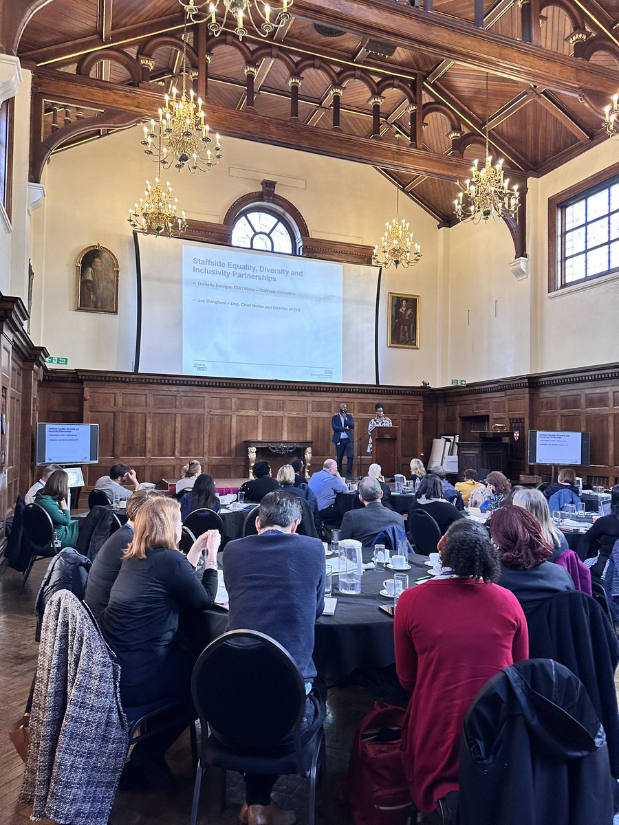 <a href="/GSTTnhs/">Guy's and St Thomas'</a> #GSTTPartnershipDay23 Amazing, Inspirational session from <a href="/NHS_JayDungeni/">Jay Dungeni</a> and Daniella regarding EDI partnerships within the trust and how we can improve our stances and visions for a equal and diverse organisation!!