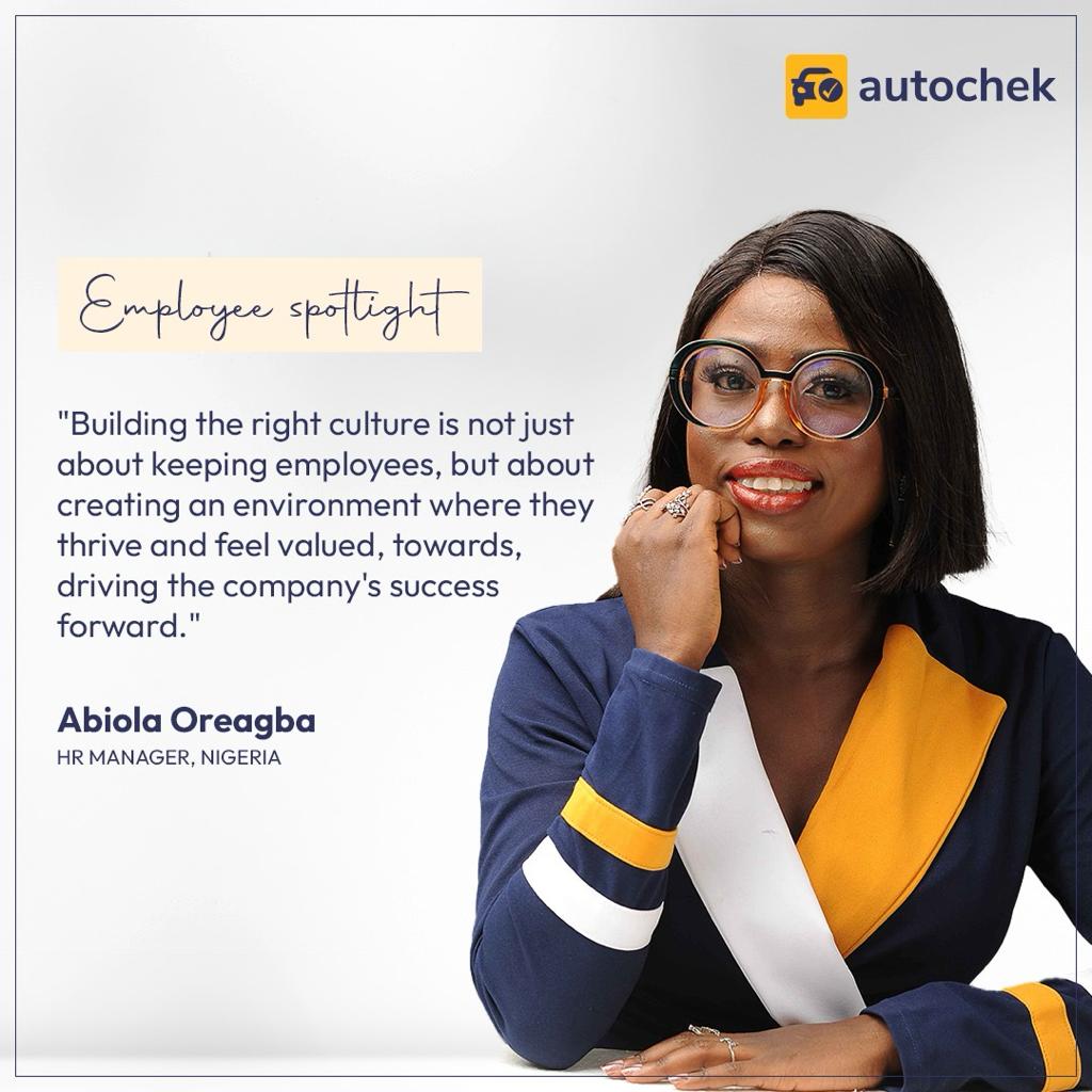 AutochekAfrica's tweet photo. We are introducing Abiola Oreagba, our HR manager for Autochek Nigeria.
She believes that creating a thriving workplace culture goes beyond retention; it fuels employee growth and engagement, which also drives the company's success.
#Autochek #Autocheknigeria #Drivenowpaylater https://t.co/oH5P2nBQl2