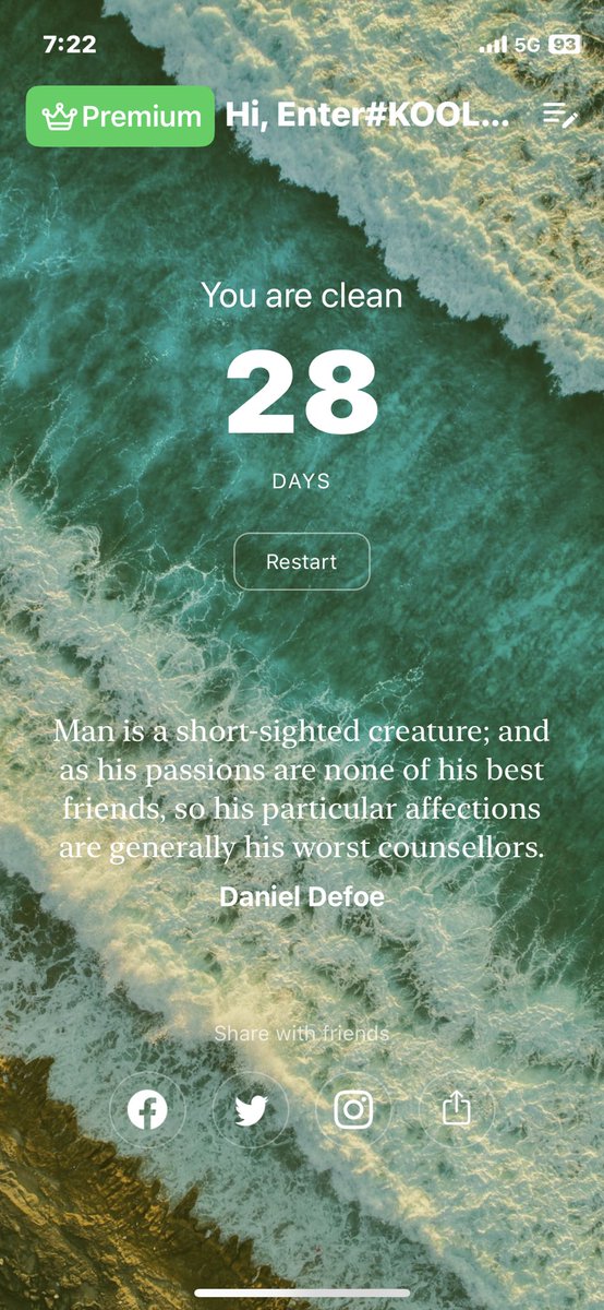 2 More days until milestone of 30 days. Will receive a 30 day keytag From the #NA online @Zoom group I attend everyday at 11 am. Then next goal 60 days. 

#recovery

#recoveroutloud

#recoveryworks

#recoveryispossible

#RecoveryJourney