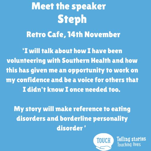 *Meet the speaker*

Steph will be sharing her wonderful story at Retro Cafe tomorrow evening.

There are still tickets left so do come and join us: buff.ly/3QU4Waq