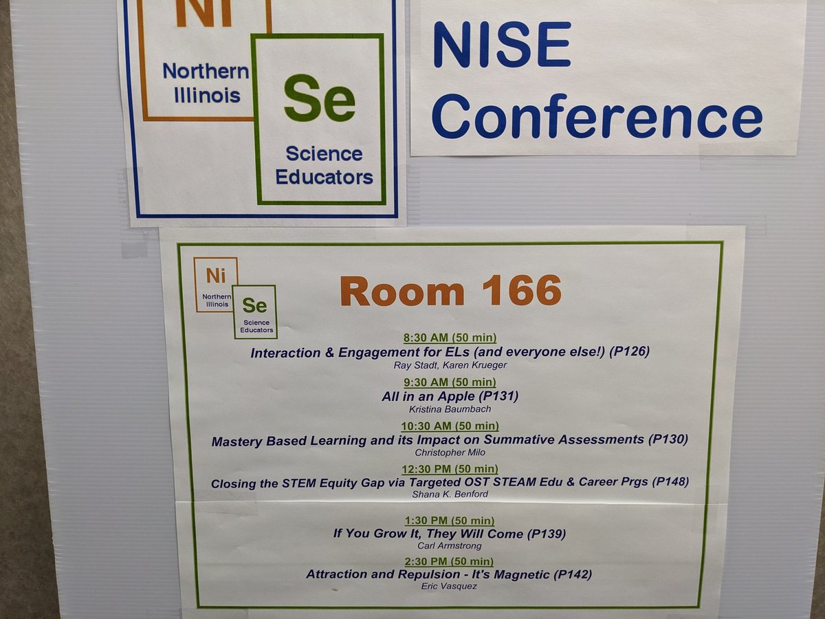 Goooooood morning! What a great day to present for #science #education. Can't wait! Thank you @NISE_US #nise2023 @macfound @TERCtweets @WVSCI @WVHSGEMS @ipsd204 #BeWV #GoWarriors