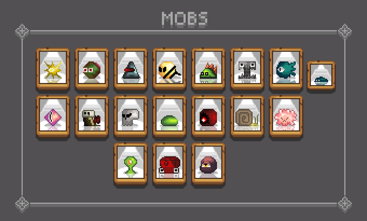 Hi guys
I forgot to say hello to you today. Forgive me
These are all the monsters I've made in the game, and each has different abilities
#pixel #gameplay #onedimension #PixelArt #gamedev