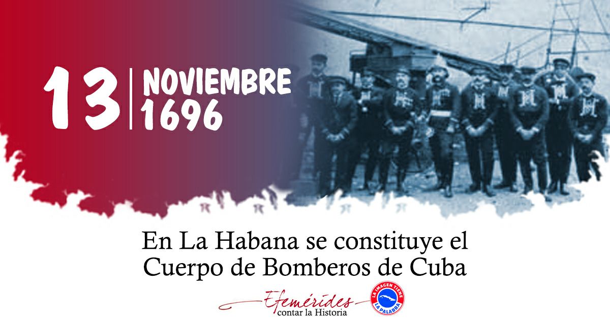 El #DíaNacionaldelBombero en #Cuba, 13 de noviembre, ellos son héroes no solo en situaciones de emergencia, sino que desempeñan un papel vital en la educación pública en la prevención de incendios, seguridad en el hogar, y contribuyen a proteger las comunidades en su conjunto.