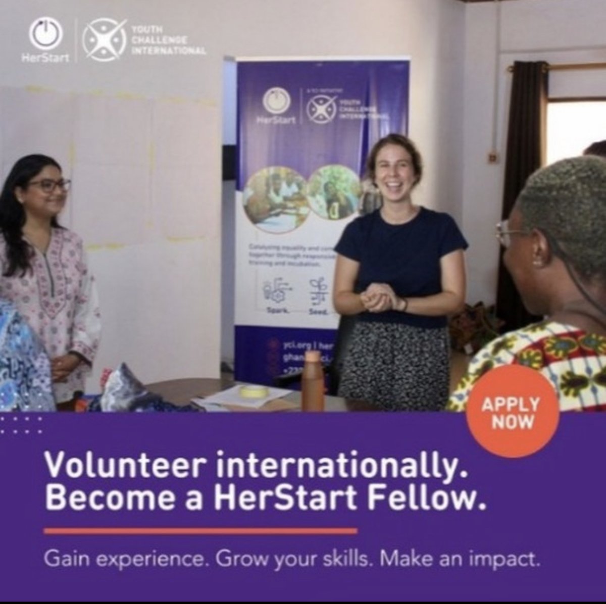 🌟 Unlock Your Potential with Youth Challenge International's #HerStart Fellowship!

Apply now for January or May: bit.ly/3PNukOC 

#HerStartFellowship #GlobalImpact #YCI #OurFuture #InnovateTheFuture #volunteer #internationalvolunteer #volunteerabroad #Act4SDGs