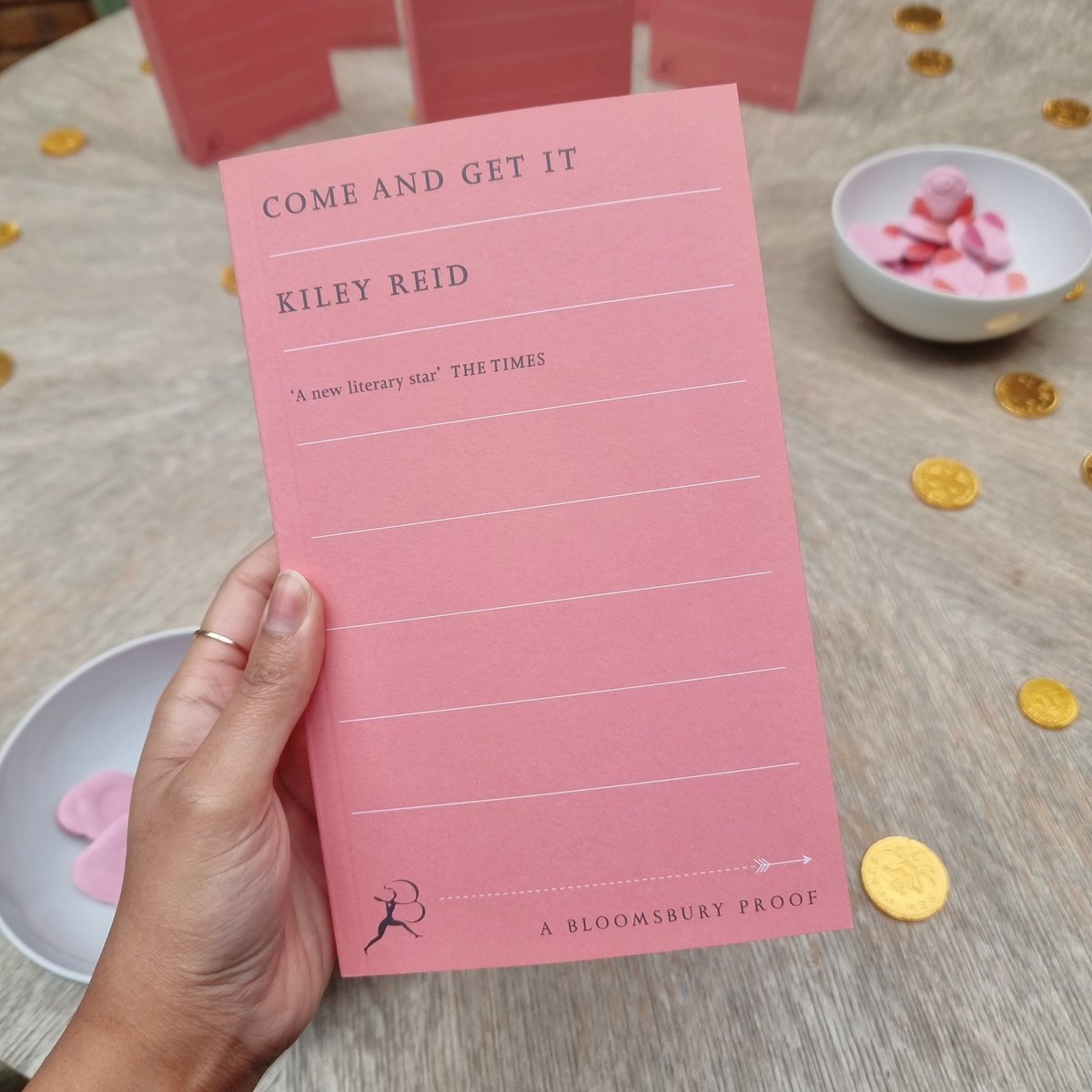 Very excited to dive into @kileyreid's new novel Come and Get It ✨️ @BloomsburyBooks
