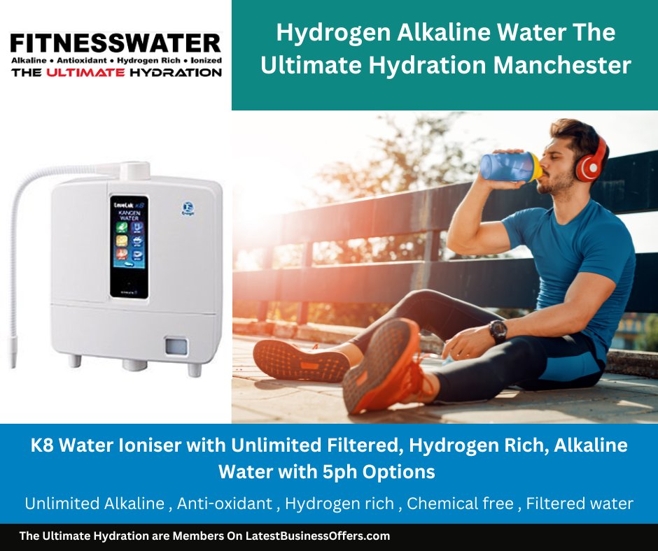 Title: Hydrogen Alkaline Water The Ultimate Hydration | Manchester

Link: theultimatehydration.com

#HydrogenAlkalineWater #alkalinewater #gyms #water #reducesingleuse #fitness #health #businesses #corporate #offices
📷

Pin title: Hydrogen Alkaline Water