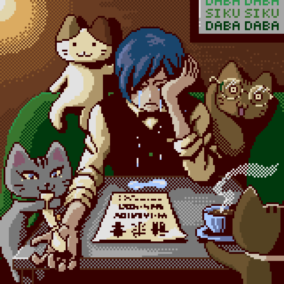 Looparu_dot's tweet image. #お前の可愛い・闇・ネタ・かっこいい系の絵が見たい
#pixelart
cafeシリーズからチョイスしてみました😸😸😸