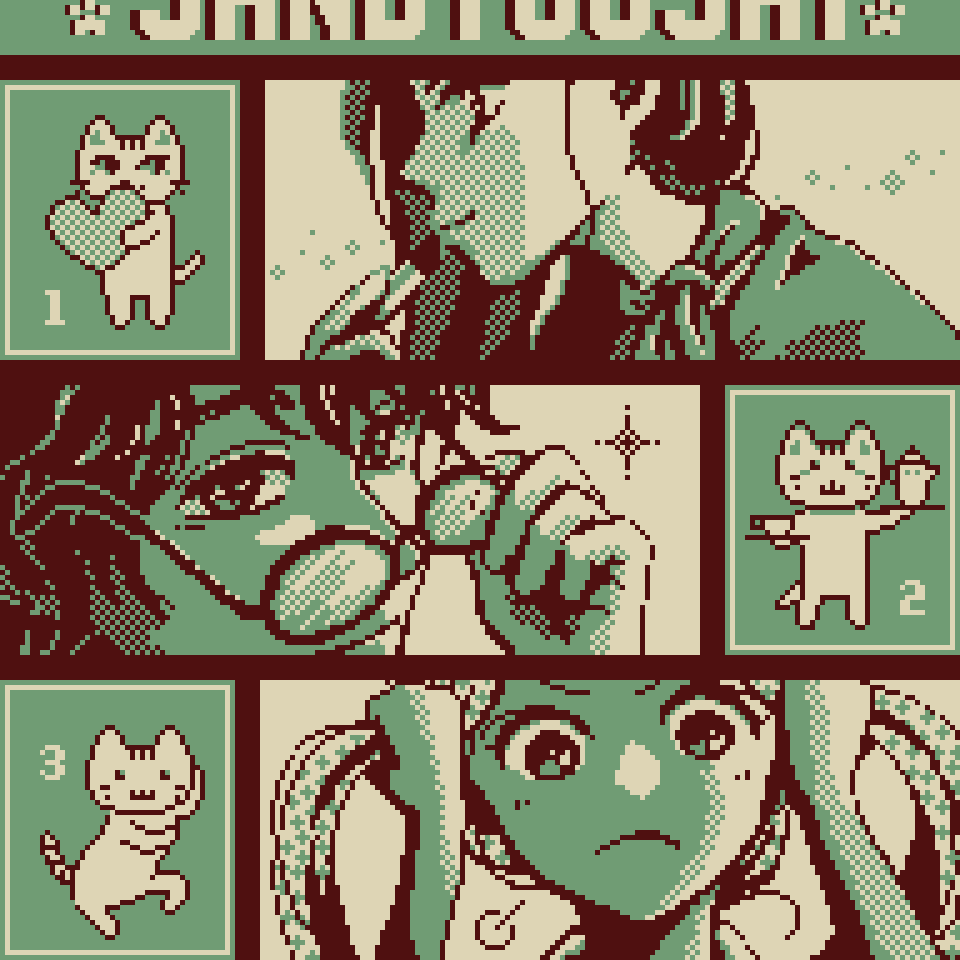 Looparu_dot's tweet image. #お前の可愛い・闇・ネタ・かっこいい系の絵が見たい
#pixelart
cafeシリーズからチョイスしてみました😸😸😸