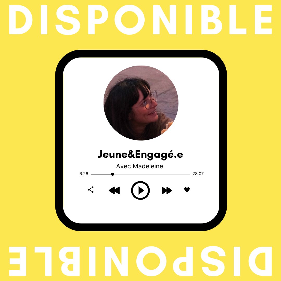 C’est dispo !

Madeleine, bénévole au sein d'<a href="/Utopia_56/">Utopia 56</a> , est l’invité de Jeune&amp;Engagé.e. On a parlé de ce qu’elle a fait à Calais auprès des exilés et de son envie de s’engager !

Vous pouvez retrouver cet épisode sur toutes les plateformes de streaming
➡️linktr.ee/jeuneetengage.e