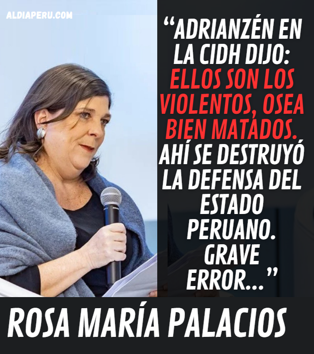 aldiaperupe's tweet photo. #HECHOS: "La presentación de Gustavo Adrianzén en la #CIDH se destruyó cuando comenzó a gritar que otros son los violentos. Ahí la defensa al estado peruano se destruyó..." Rosa María Palacios.

#TAG: #PuntoFinal Milena Warthon Keiko Frijolito Ipsos https://t.co/bLrtXpsOcp