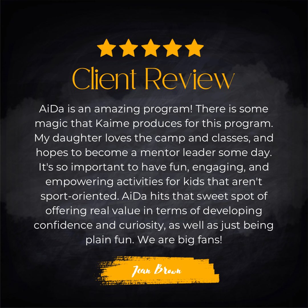 #GratefulHeart  #testimonial #aidacommunity #HamOnt #acting #artseducation