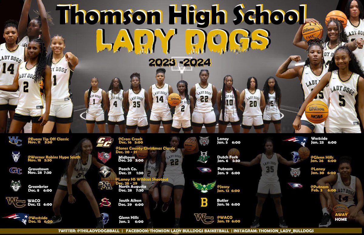 Thomson Lady Bulldogs Basketball tweet media