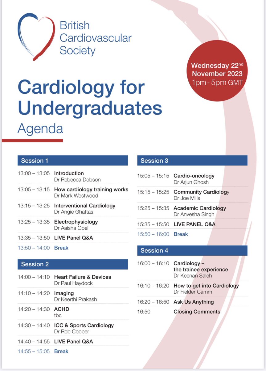 BCS Women in Cardiology (@BCSWIC) on Twitter photo 2023-11-13 13:44:33