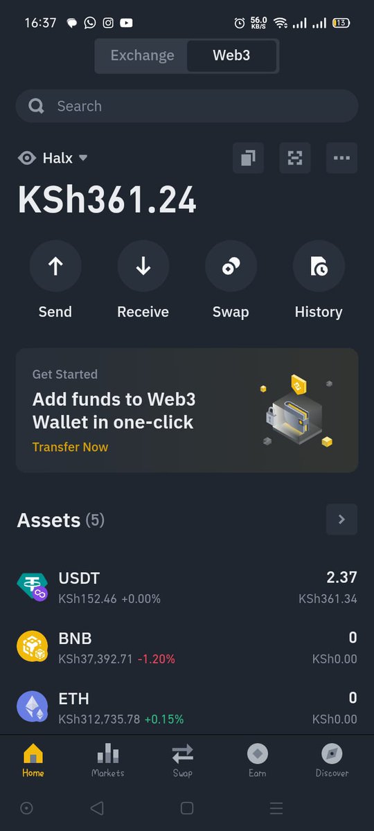 Dev_Halx's tweet photo. @binance Love the wallet. The only thing would wish is that gas fees be deducted from the tokens I am sending out and not have a separate token for gas or better still make it easy to swap into the gas fee tokens without requiring gas fee tokens first #BinanceWallet 📷 https://t.co/25l86Sj2Xp