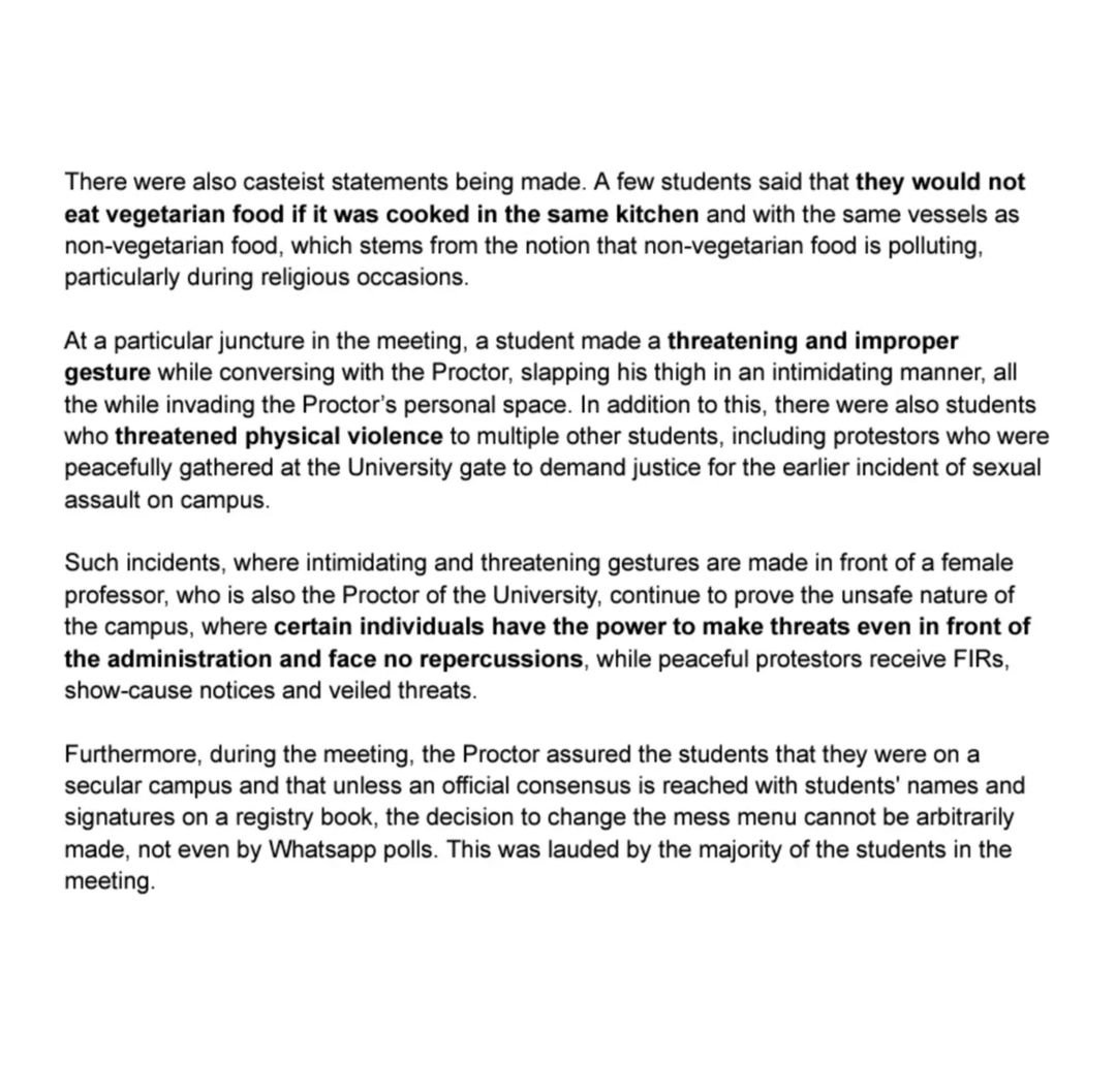 studentbodyeflu's tweet photo. Statement regarding the debacle in Basheer Hostel for Men's.

#justiceforeflu https://t.co/6jo0tQ85Tr