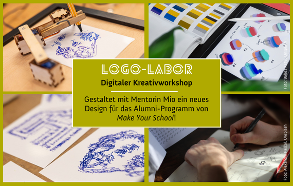 Wer hat bei den #Hackdays teilgenommen und Lust, in den Bereich #Grafikdesign rein zu schnuppern? Wir laden zum Kreativworkshop ein! Gemeinsam mit Mentorin Mio gestalten die Jugendlichen ein Logo für das Alumni-Programm. Jetzt anmelden – alle Infos: makeyourschool.de/alumni/