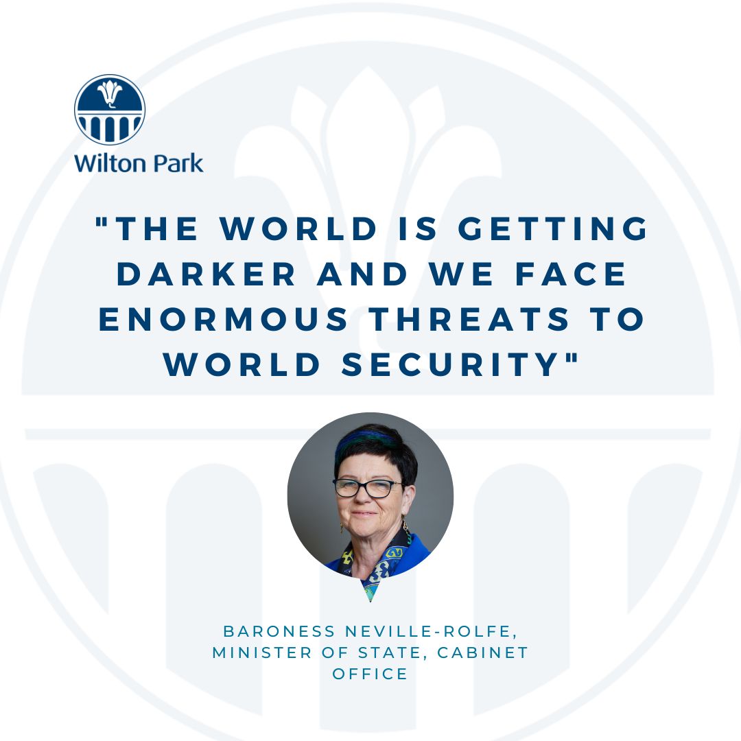 Wilton Park (@wiltonpark) on Twitter photo 💬 'In our interconnected world - our security is a shared responsibility.'
Speaking at Wilton Park, <a href="/LNevilleRolfe/">Baroness Neville-Rolfe DBE CMG</a> set out how the UK is working to improve national and international security.
🔗 Read the full speech here: gov.uk/government/spe… 💬 'In our interconnected world - our security is a shared responsibility.'
Speaking at Wilton Park, <a href="/LNevilleRolfe/">Baroness Neville-Rolfe DBE CMG</a> set out how the UK is working to improve national and international security.
🔗 Read the full speech here: gov.uk/government/spe…