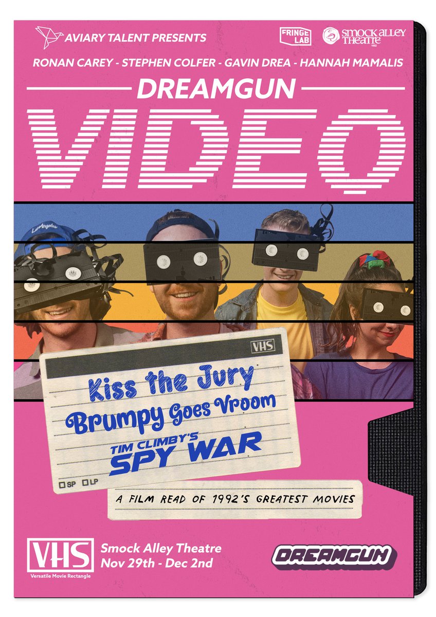 Brumpy Goes Vroom, Kiss the Jury, and Tim Climby's Spy War. 
Dreamgun have lovingly restored these cinematic classics into a triple feature film read of the greatest year in cinema history: 1992.

29 Nov - 2 Dec
€20 | €18
🎟️shorturl.at/hDK09