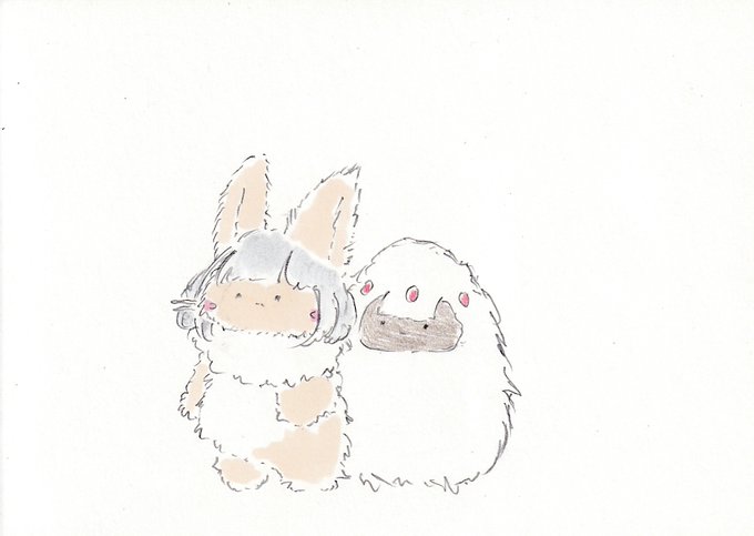 寒くて冬毛になっちゃう。#イラスト #メイドインアビス 