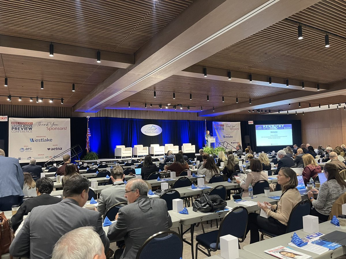 Kentucky Chamber Senior Vice President of Public Affairs <a href="/KateShanksKY/">Kate Shanks</a> kicks off the 2024 Legislative Preview Conference and shares the impact of the Chamber’s advocacy while working with the General Assembly over the past few years, saving over $7 billion for businesses! #kyga24