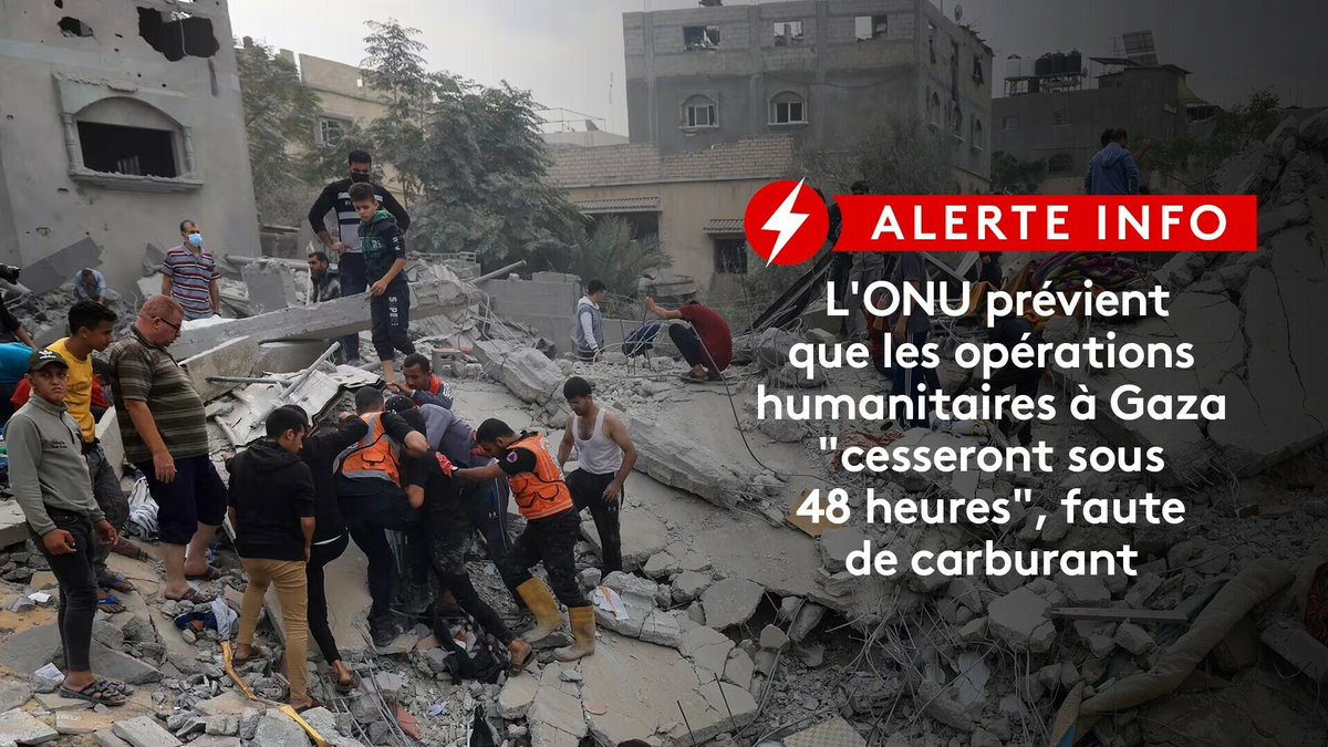 franceinfo's tweet image. ⚡️ ALERTE INFO

Le territoire palestinien est soumis à un siège total depuis le 9 octobre, privant la population d'eau, d'électricité, de nourriture et de médicaments.

➡️ l.francetvinfo.fr/tj8