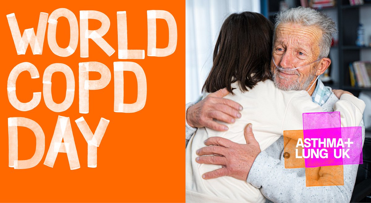 Today is #WorldCOPDDay!

Chronic obstructive pulmonary disease (COPD) is the name for a group of lung conditions where it’s difficult to breathe air out of the lungs.

Do you want more information on COPD? Head to our website to find out more: bit.ly/479cOut