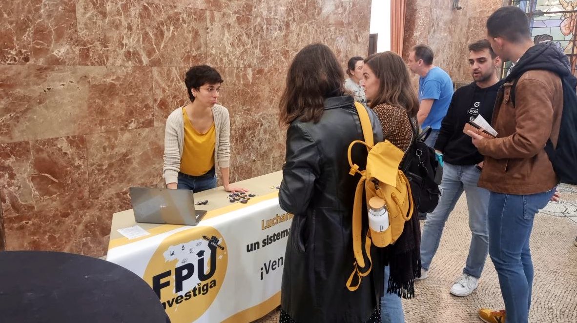 🥰Qué verdadero placer participar en las V Jornadas para Predoctorales del @CSIC contándoos quiénes somos y qué hacemos. 🫶🏼Porque…¡Juntos llegamos más lejos! ¡Asóciate! #PredocCSIC #FPUnidxs