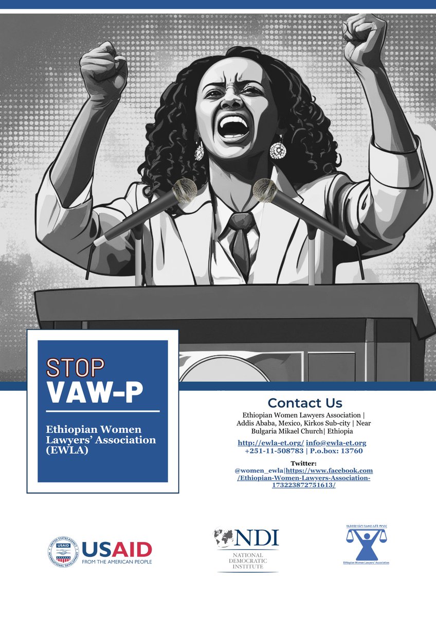 #Policy Brief #2
VAW-E Observations During The Sixth Ethiopian National and Regional Election 
Click here👇to get access to the policy brief #2
ewla-et.org/vaw-e-observat…