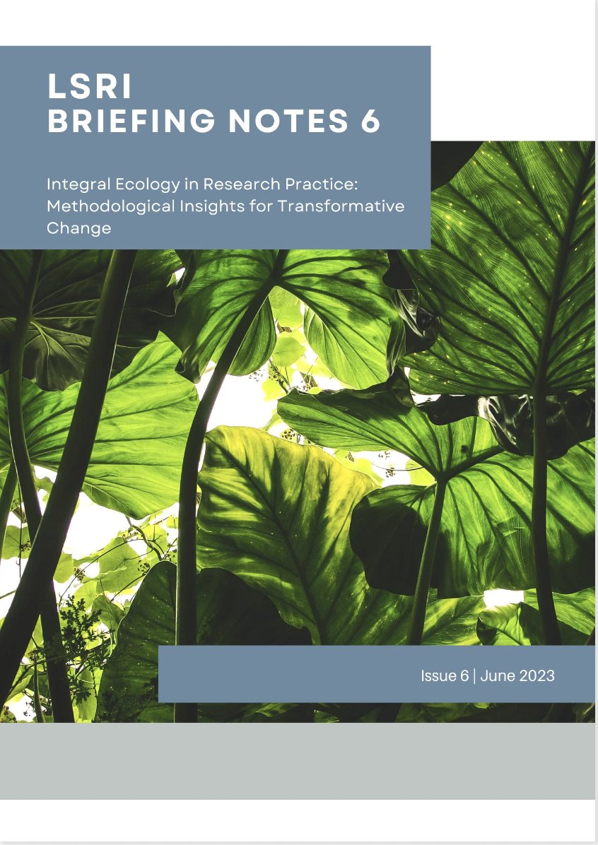 AimeTim's tweet photo. "Integral Ecology in Research Practice: Methodological Insights for Transformative Change"  
How do the paradigms of transdisciplinarity and integral ecology help address social and ecological injustices? 
Free download:
https://t.co/wDVAzsUTF7 https://t.co/A8bKev585x