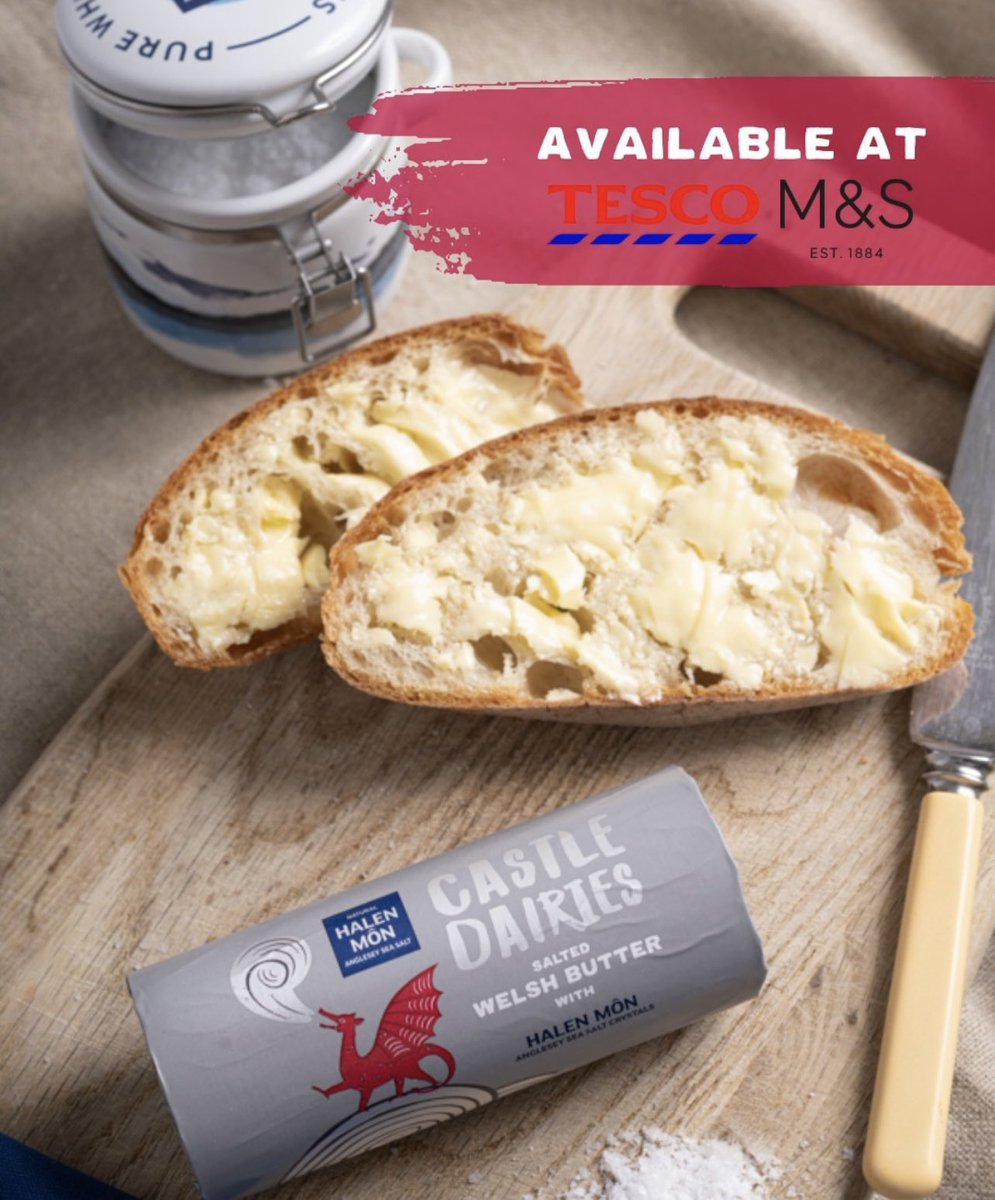 CastleDairies's tweet photo. We’re spreading it thick this lunchtime…Who’s joining us?🔪🧈😋
#castledairies #dairy #welshdairy #butter #butterlover #butterlove #lovebutter #loverofbutter #salted #unsalted #spreaditthick #tasty #delicious #goodness #foodies #bread #lunchtime https://t.co/OAI1Df5s0r