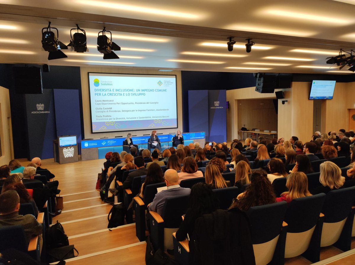 Fondazione Sodalitas (@fondsodalitas) on Twitter photo Occupazione femminile, divario salariale, carenza di donne nelle posizioni manageriali: questi i più grandi ostacoli all’equità di genere in Italia, secondo Paola Profeta, Prorettrice per la Diversità, Inclusione e Sostenibilità di @unibocconi <a href="/Paola_Profeta/">Paola Profeta</a>
#UnionOfEquality Occupazione femminile, divario salariale, carenza di donne nelle posizioni manageriali: questi i più grandi ostacoli all’equità di genere in Italia, secondo Paola Profeta, Prorettrice per la Diversità, Inclusione e Sostenibilità di @unibocconi <a href="/Paola_Profeta/">Paola Profeta</a>
#UnionOfEquality