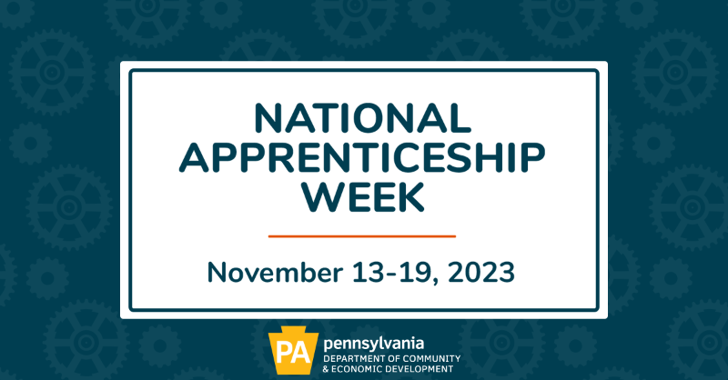 PADCEDnews's tweet photo. This week we are highlighting the importance of #apprenticeships – a proven model for developing a skilled workforce. 💪 

Learn how #Pennsylvania is developing and delivering a qualified #WorkforceInPA for our businesses. #NAW2023