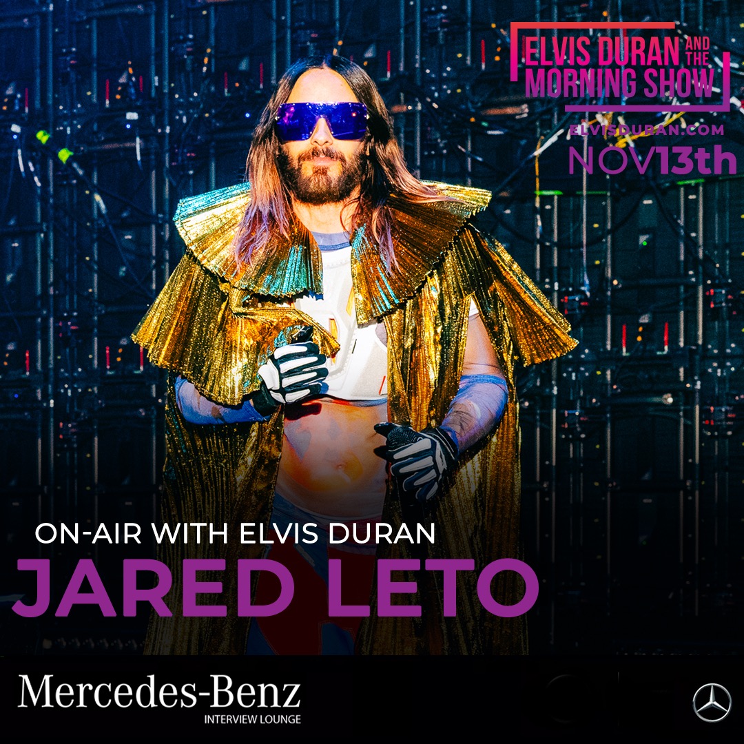 COMING UP! 🎉 <a href="/JaredLeto/">JARED LETO</a> will be talking with the <a href="/ElvisDuranShow/">Elvis Duran Show</a>! ✨ Listen on the free <a href="/iHeartRadio/">iHeartRadio</a> app here at 9:10AM ET ➡️ ihe.art/kUNVIqy

#JaredLetoOnElvis